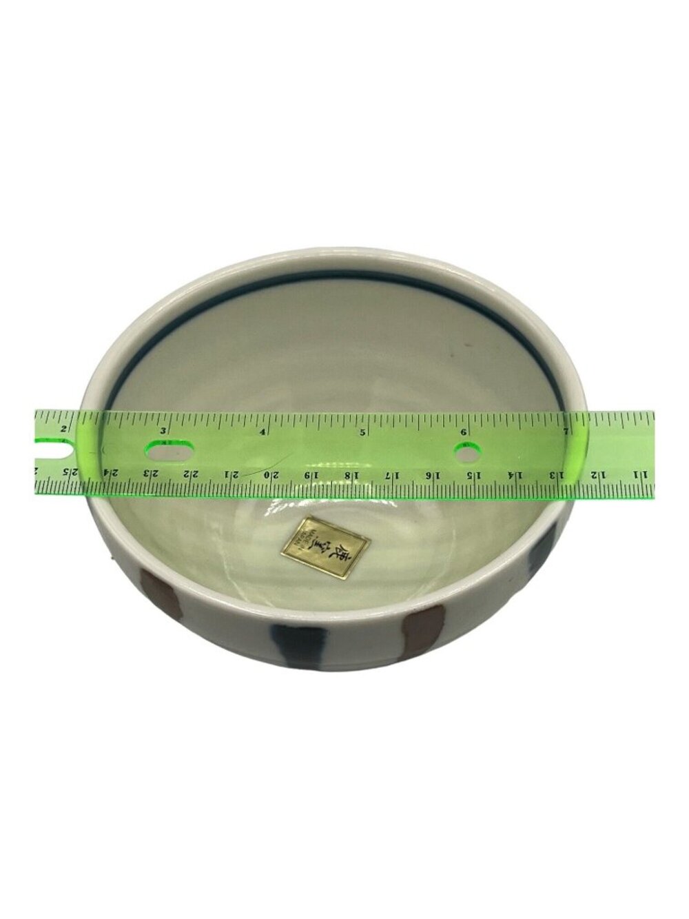 Pair of Japanese Ceramic Rice Soup Noodle Bowls & Chopsticks in Original Box - Picture 11 of 11
